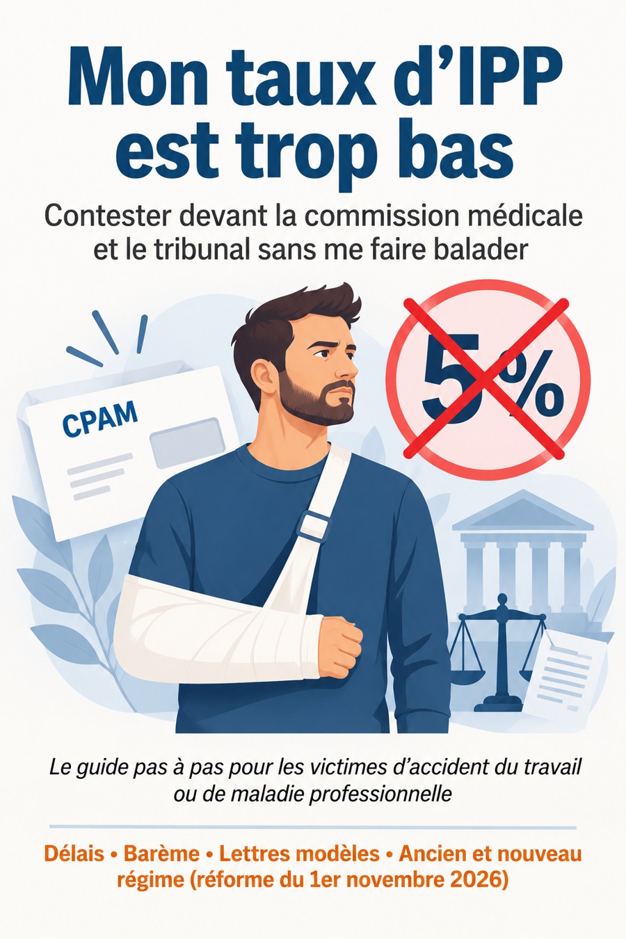 Couverture du guide Mon taux d'IPP est trop bas